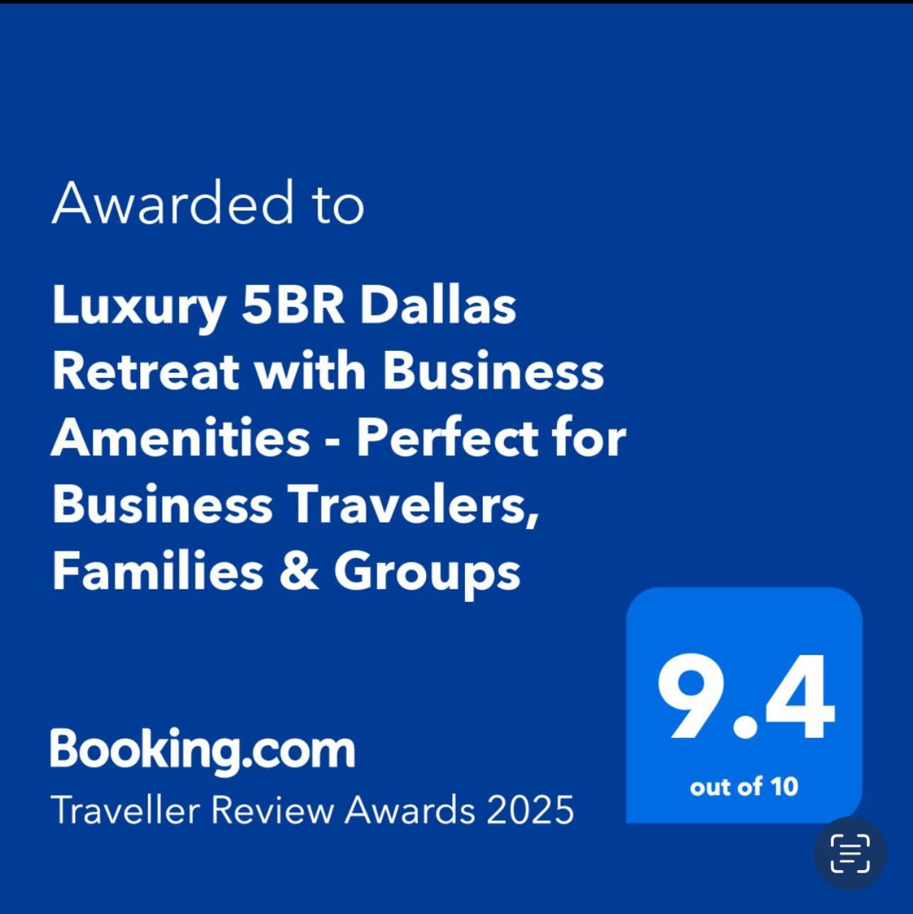 Luxury 5Br Dallas Retreat With Business Amenities - Perfect For Business Travelers, Families & Groups Eksteriør bilde